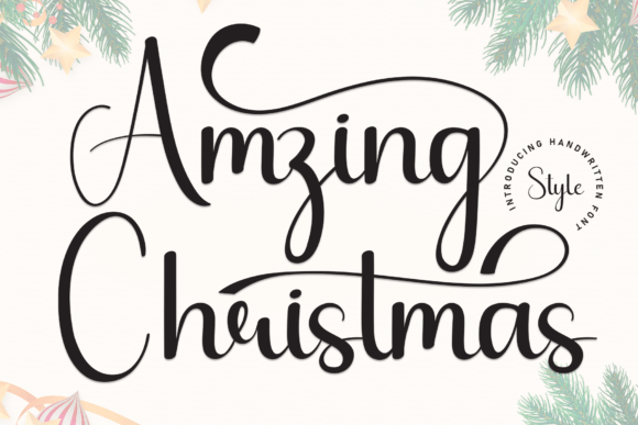 Amazing Christmas: A Handwritten Font for Warm Editorial Touches