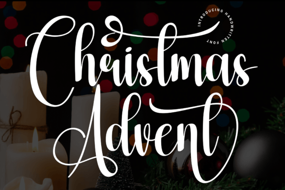 Christmas Advent: A Festive Script Font for Editorial Cheer