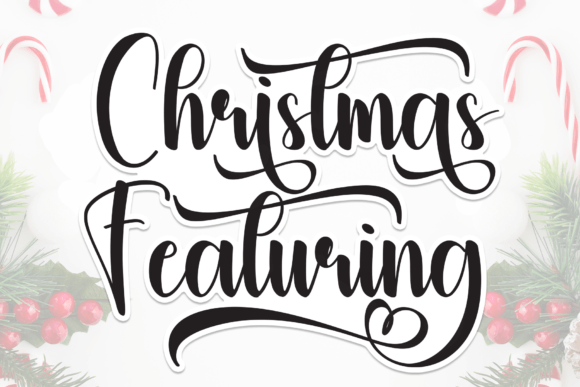 Christmas Featuring: A Festive Script Font for Warm Editorial Design