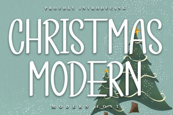 Christmas Modern Font for Editorial Design