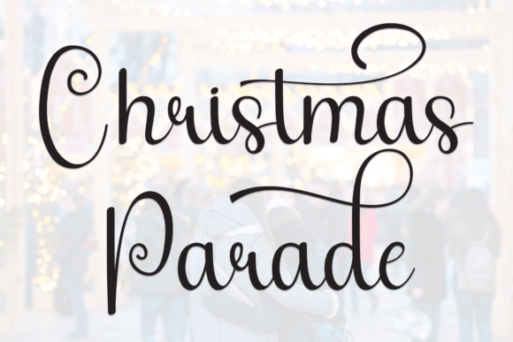 Christmas Parade Font: Friendly Branding for Small Business