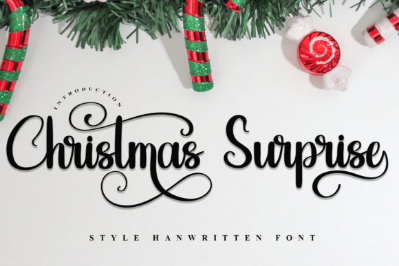 Christmas Surprise Font for Elegant Holiday Crafts