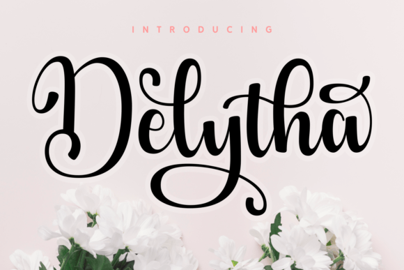 Delytha Font: A Dreamy Script for Brand Identity