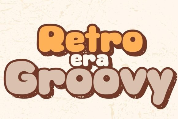 Elevate Editorial Design with the Retro Era Groovy Typeface