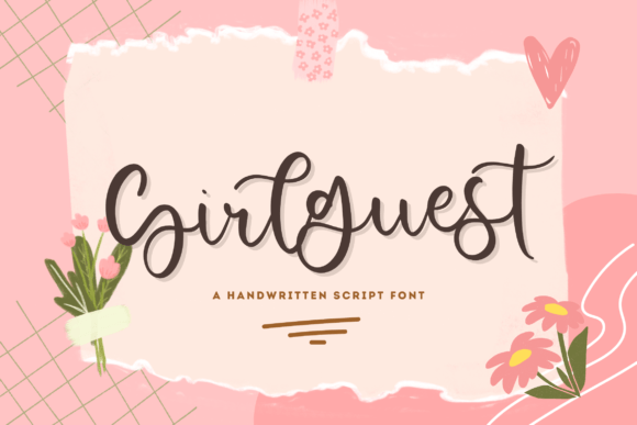 Girlguest Font Review: Authentic Handwritten Type for Campaigns