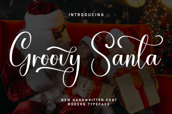Groovy Santa: A Handwritten Font That Brings Personality to Editorial Design