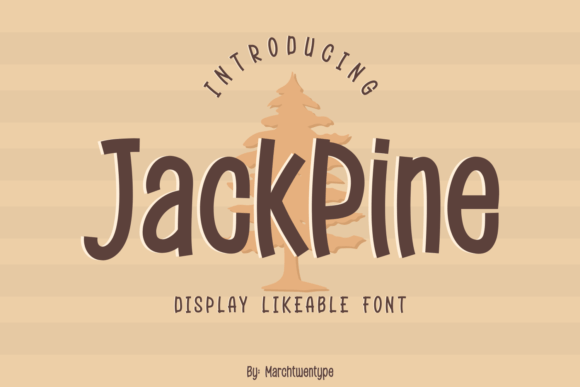 Jack Pine Font: Playful Display Type for Digital Campaigns