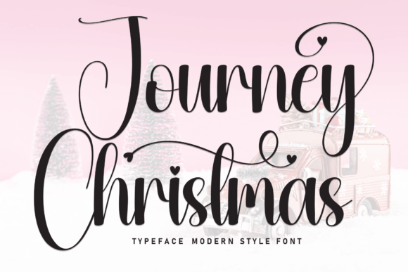 Journey Christmas: A Sweet Handwritten Font for Festive Branding Projects