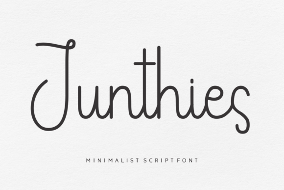 Junthies Font: Authentic Script for Digital Campaigns