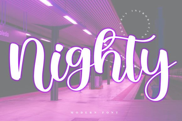 Nighty Font: Elevate Digital Campaigns with Fresh Script Typography