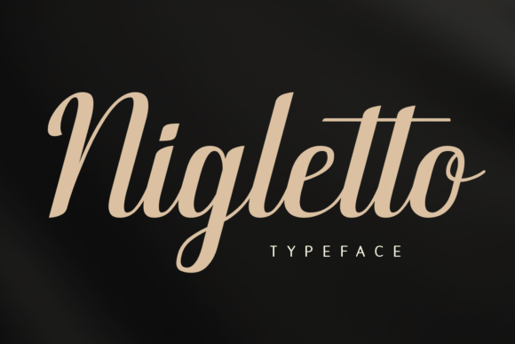 Nigletto Font: Elegant Script for Editorial Design