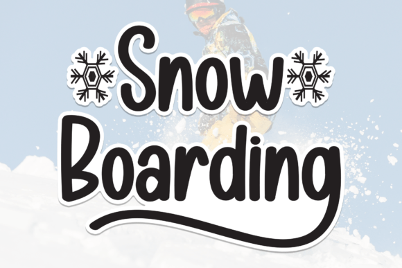 Snow Boarding Font: Adding Winter Charm to Brand Identity