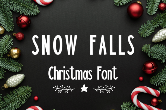 Snow Falls: A Sweet Script Font for Editorial Charm