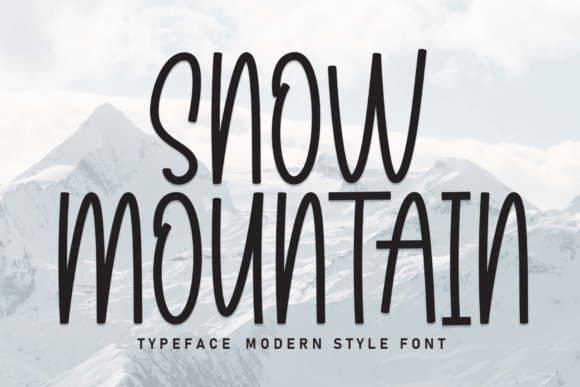 Snow Mountain: A Sweet Touch for Modern Editorial Design