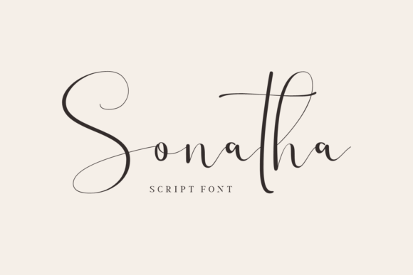 Sonatha Font: Elegant Script Typography for Web Design
