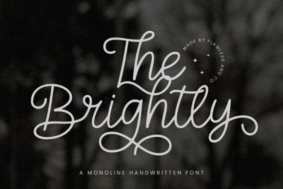 The Brightly Font: Modern Script for Campaigns