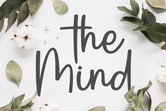 The Mind Font: Elegant Script for Handmade Products