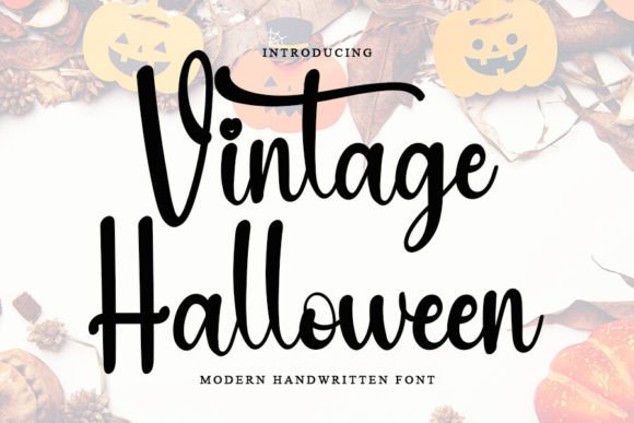 Vintage Halloween Font: A Web Designer’s Layout Test