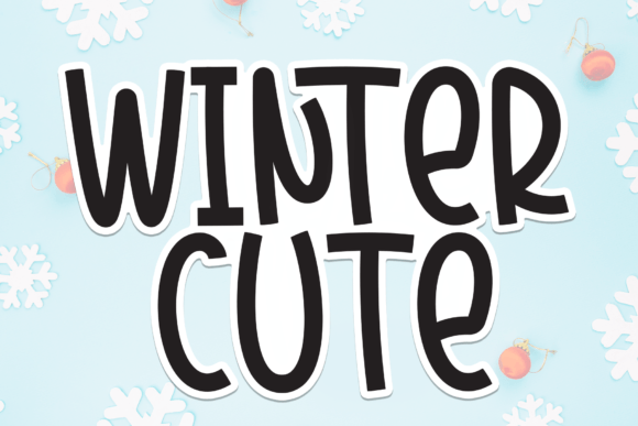 Winter Cute Font: A Handwritten Typeface for Editorial Design
